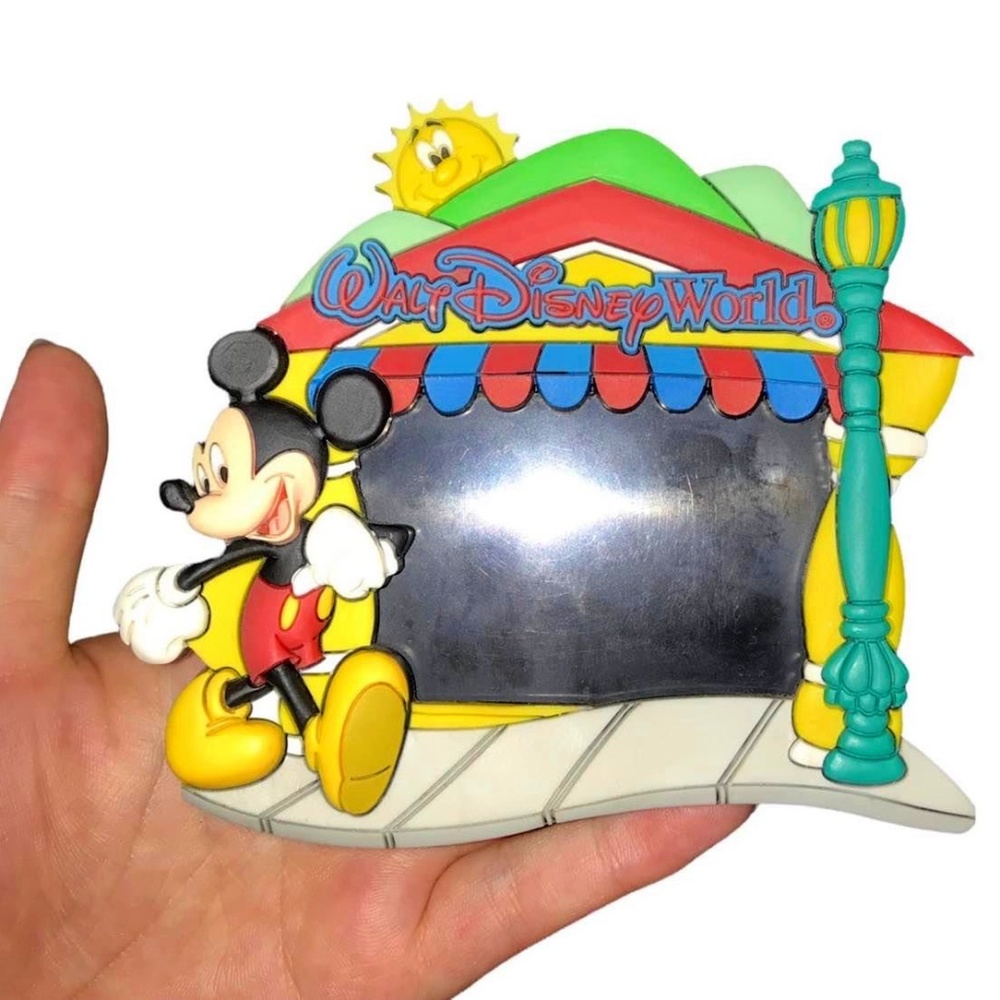 Mickey Mouse Walt Disney World Logo Fridge Magnet Disney Parks Resort Authentic-